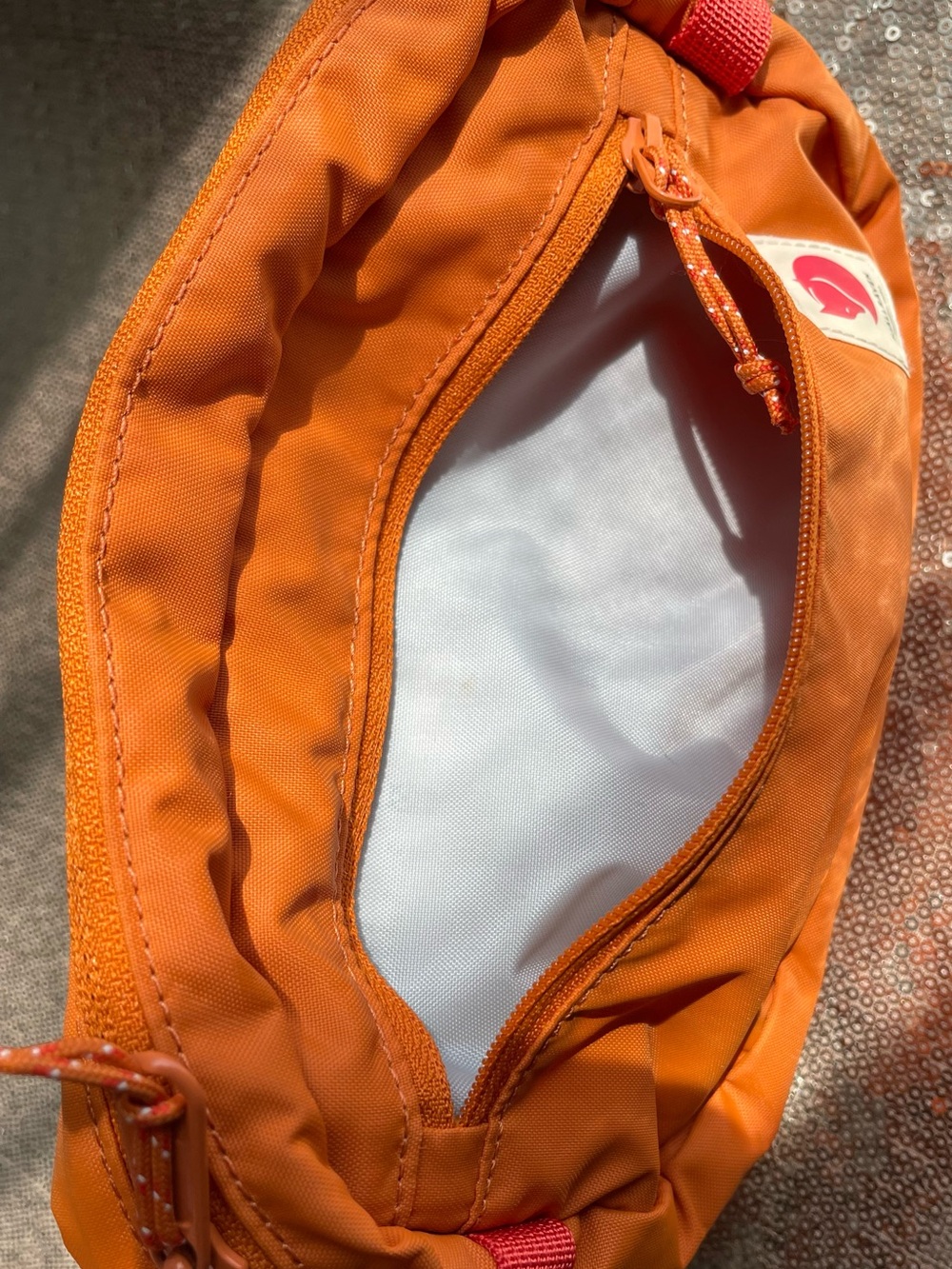 Swedish brand Fjallraven Orange High Coast Belt or Crossbody Bag - Picture 5 of 11
